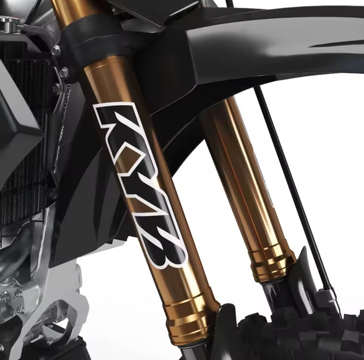 KYB / WP Suspension Fork Decal Set | MTN MOTOWORKS E-Moto Performance Parts & Accessories