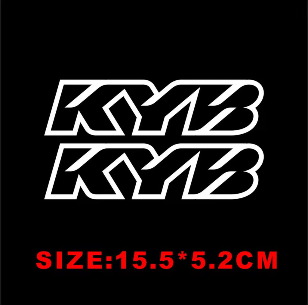 KYB / WP Suspension Fork Decal Set | MTN MOTOWORKS E-Moto Performance Parts & Accessories
