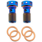 M10 x 1.25 Titanium Banjo Bolt Kit — Grade 5 / 2-Pack