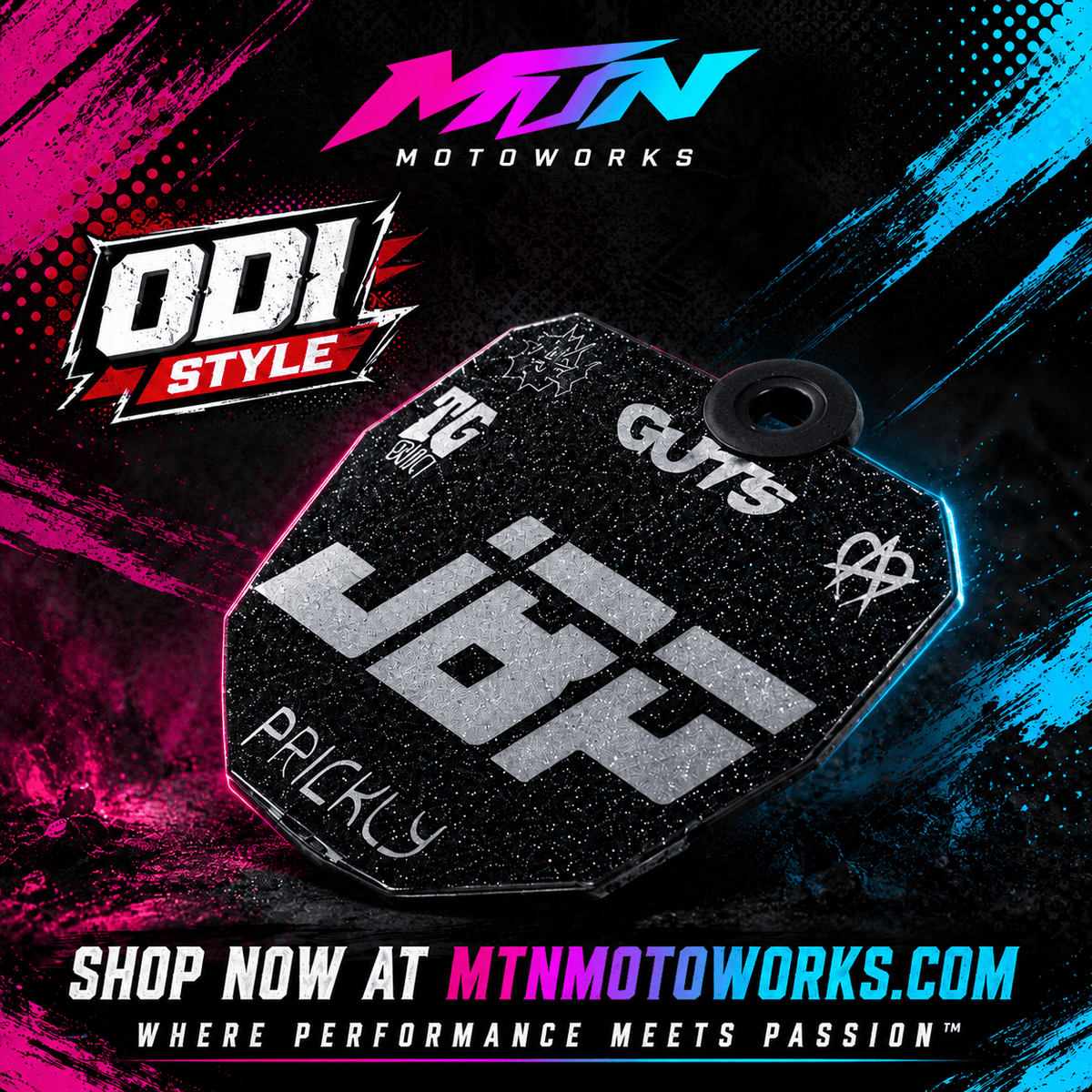 Mini Moto Number Plate Keychain | MTN MOTOWORKS E-Moto Performance Parts & Accessories