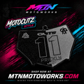 Mini Moto Number Plate Keychain | MTN MOTOWORKS E-Moto Performance Parts & Accessories