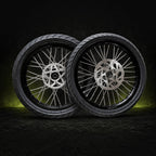 MTN 17-Inch Supermoto Wheel & Tire Set | Sur-Ron, Talaria & 79Bike | MTN MOTOWORKS E-Moto Performance Parts & Accessories