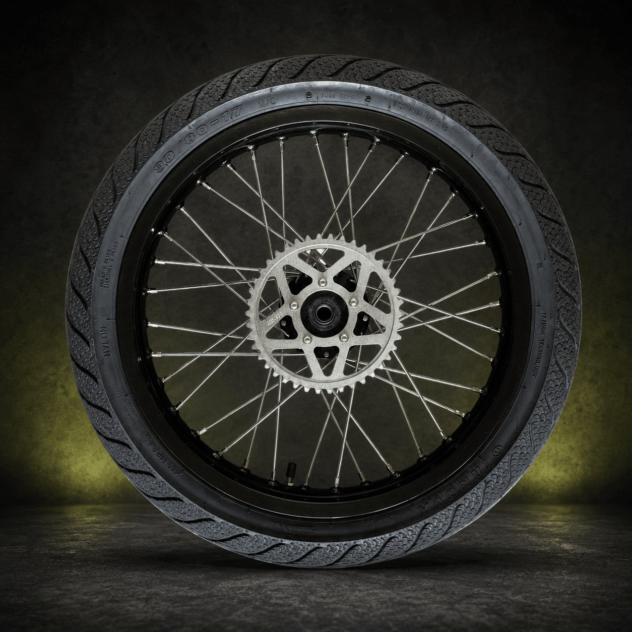 MTN 17-Inch Supermoto Wheel & Tire Set | Sur-Ron, Talaria & 79Bike | MTN MOTOWORKS E-Moto Performance Parts & Accessories
