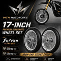 MTN 17-Inch Supermoto Wheel & Tire Set | Sur-Ron Ultra Bee | MTN MOTOWORKS E-Moto Performance Parts & Accessories