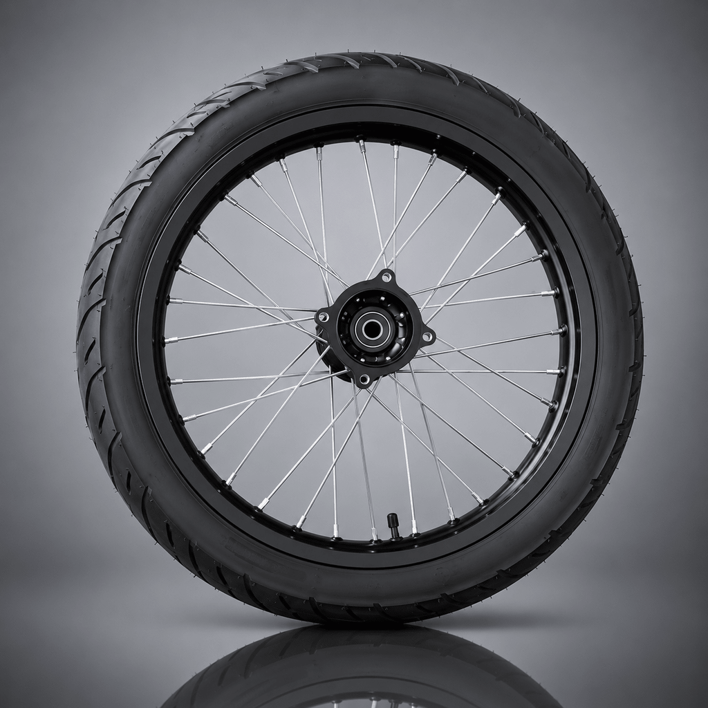 MTN 17/14 Supermoto Wheel & Tire Set | MTN MOTOWORKS E-Moto Performance Parts & Accessories