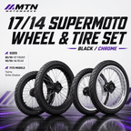 MTN 17/14 Supermoto Wheel & Tire Set | MTN MOTOWORKS E-Moto Performance Parts & Accessories