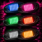 Big Glow battery-powered rock light kit, 8-AA or rechargeable 18650, no wiring to the main battery