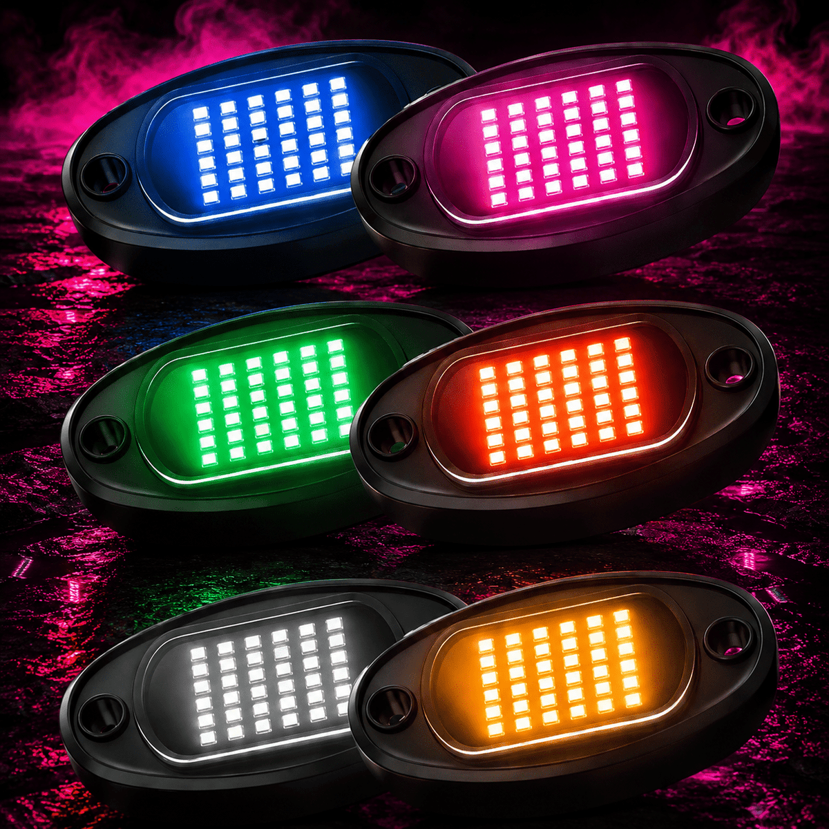 MTN 36-LED Battery-Powered Rock Light | MTN MOTOWORKS E-Moto Performance Parts & Accessories