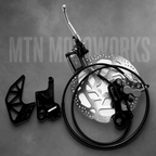 MTN 7075 Ultra Bee-Style Rear Brake Conversion Kit | Surron Light Bee X | MTN MOTOWORKS E-Moto Performance Parts & Accessories