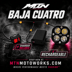 Baja Cuatro 40W Headlight, Rechargeable