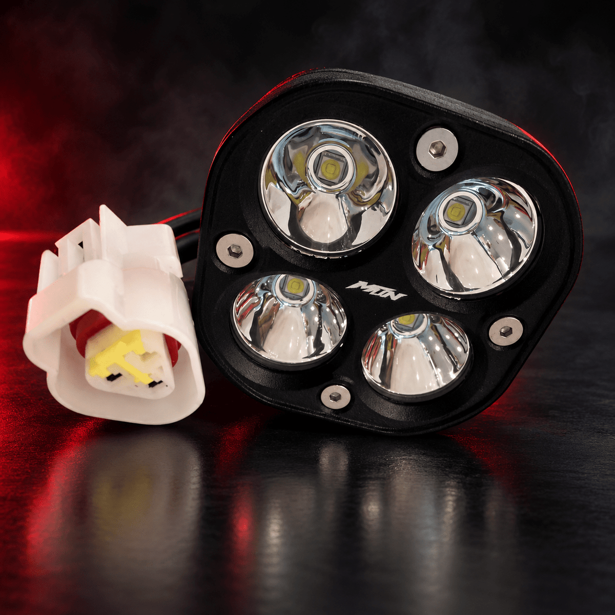 MTN Baja Cuatro Plug-and-Play LED Headlight – Strike & Yozma | MTN MOTOWORKS E-Moto Performance Parts & Accessories