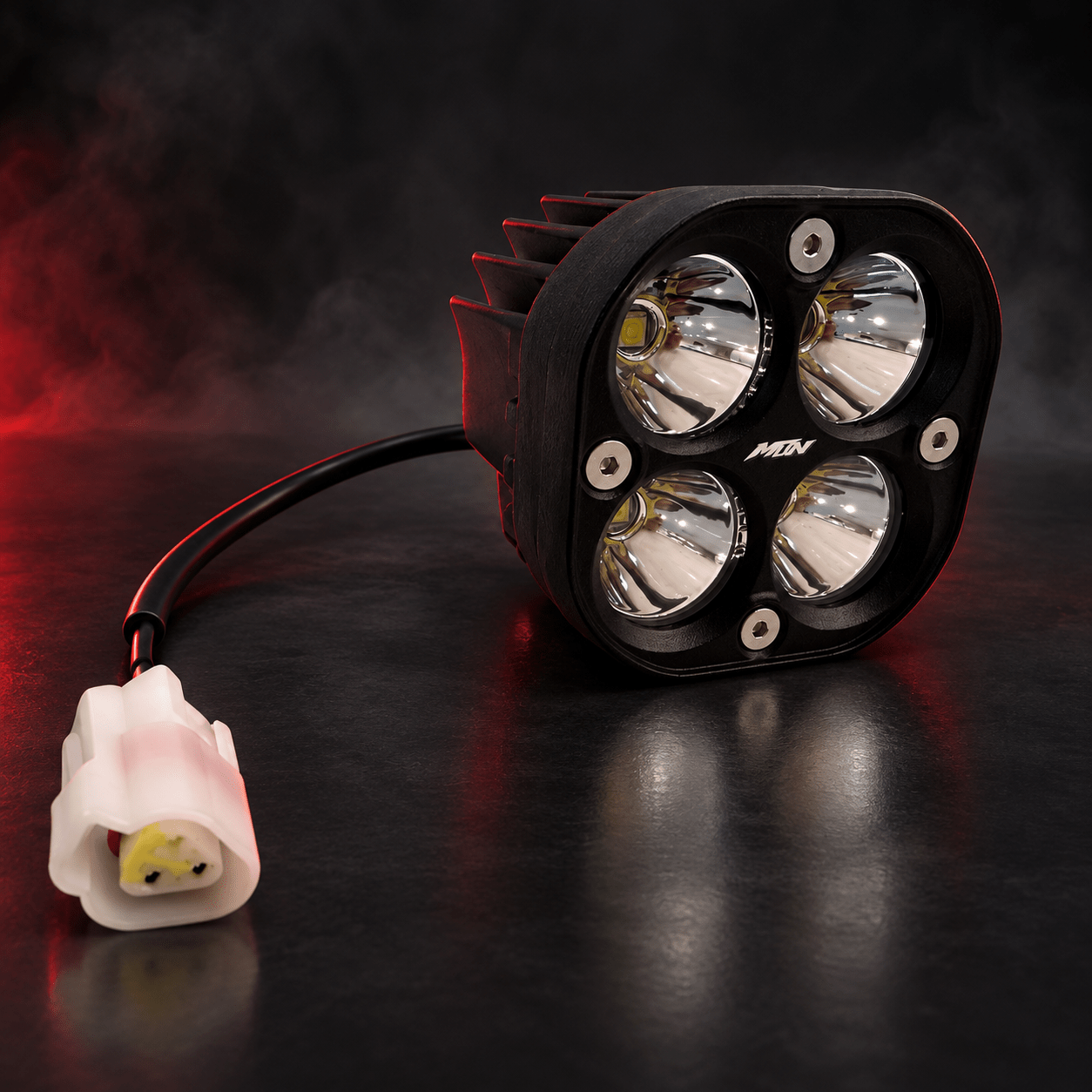 MTN Baja Cuatro Plug-and-Play LED Headlight – Strike & Yozma | MTN MOTOWORKS E-Moto Performance Parts & Accessories