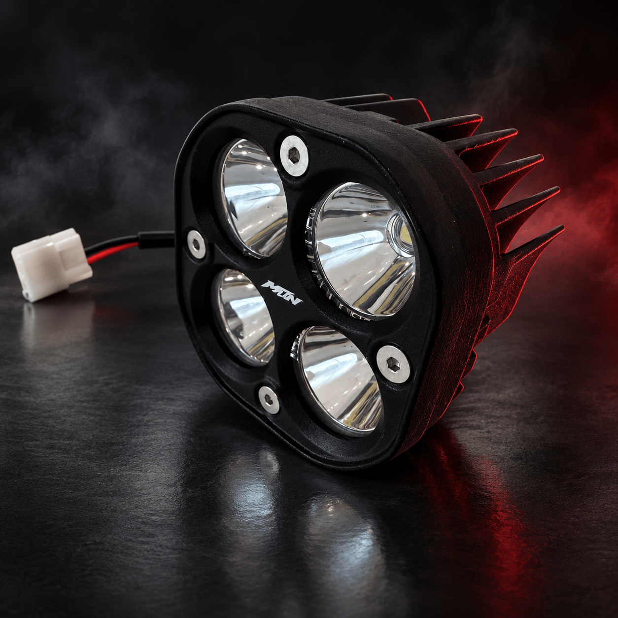 MTN Baja Cuatro Plug-and-Play LED Headlight – Strike & Yozma | MTN MOTOWORKS E-Moto Performance Parts & Accessories