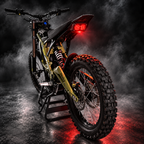 MTN Baja tail light installed on Sur-Ron LBX/S rear