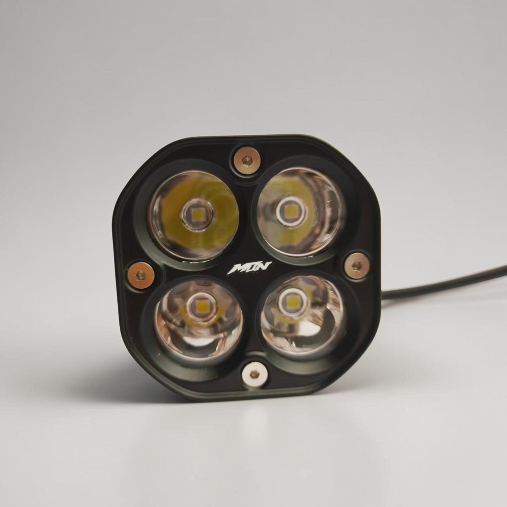 MTN 12V Rechargeable 4-Lens Baja LED Headlight