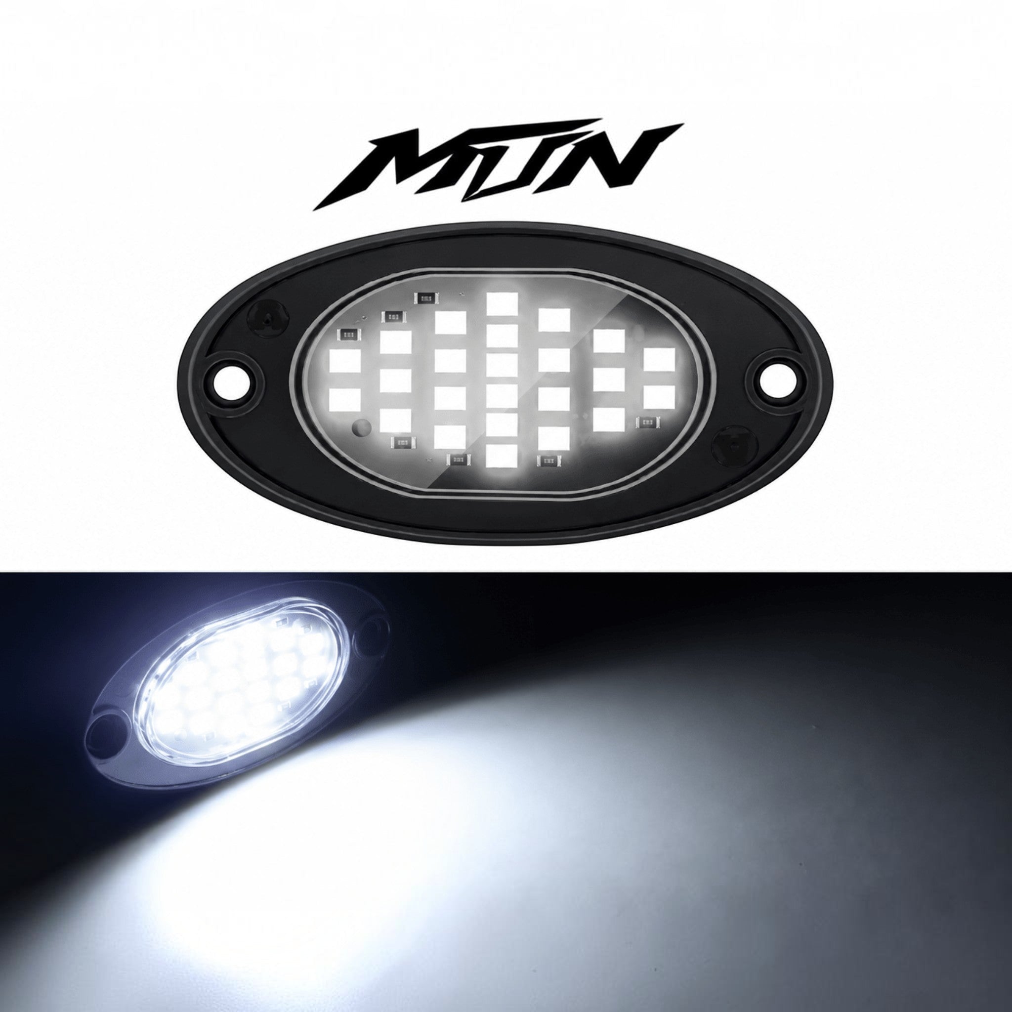 MTN Battery-Powered LED Headlight, Rock Light + Horn Kit | MTN MOTOWORKS E-Moto Performance Parts & Accessories
