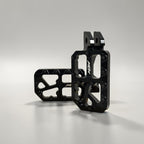 Black MTN Footpegs V1 Series with black titanium grip pins for aggressive e-moto riding