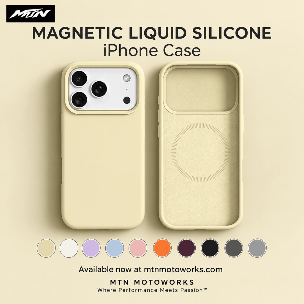 MTN Liquid Silicone MagSafe-Compatible iPhone Case | MTN MOTOWORKS E-Moto Performance Parts & Accessories