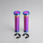 MTN MARK I Grade 5 Titanium Footpeg Pivot Pins – Oil Slick | MTN MOTOWORKS E-Moto Performance Parts & Accessories