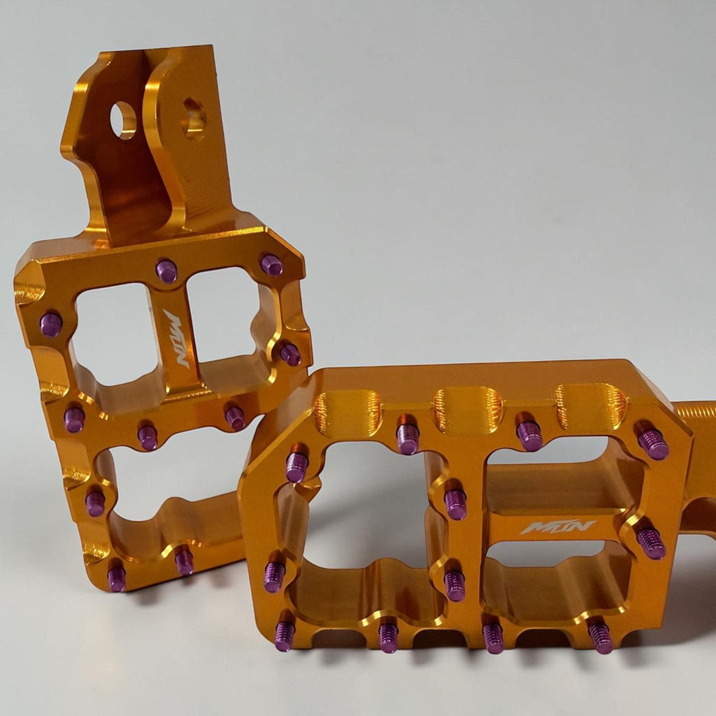 MTN MARK II Monster Wide Footpegs | Sur-Ron, Talaria & Strike | MTN MOTOWORKS E-Moto Performance Parts & Accessories