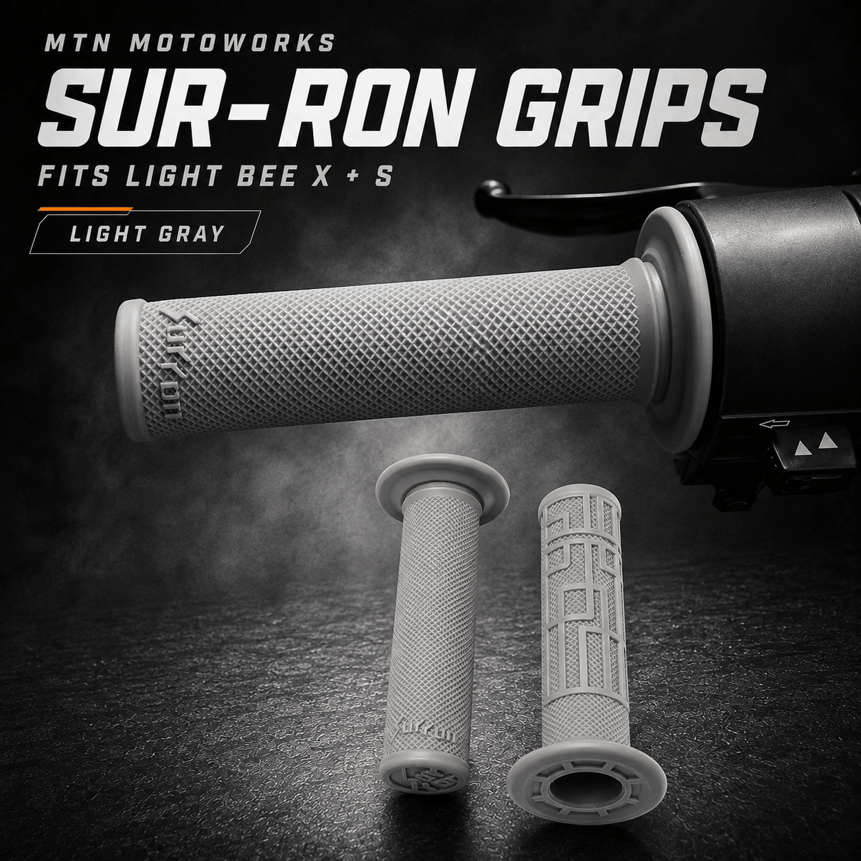 MTN Moto Grips for Sur-Ron Light Bee X & S | MTN MOTOWORKS E-Moto Performance Parts & Accessories