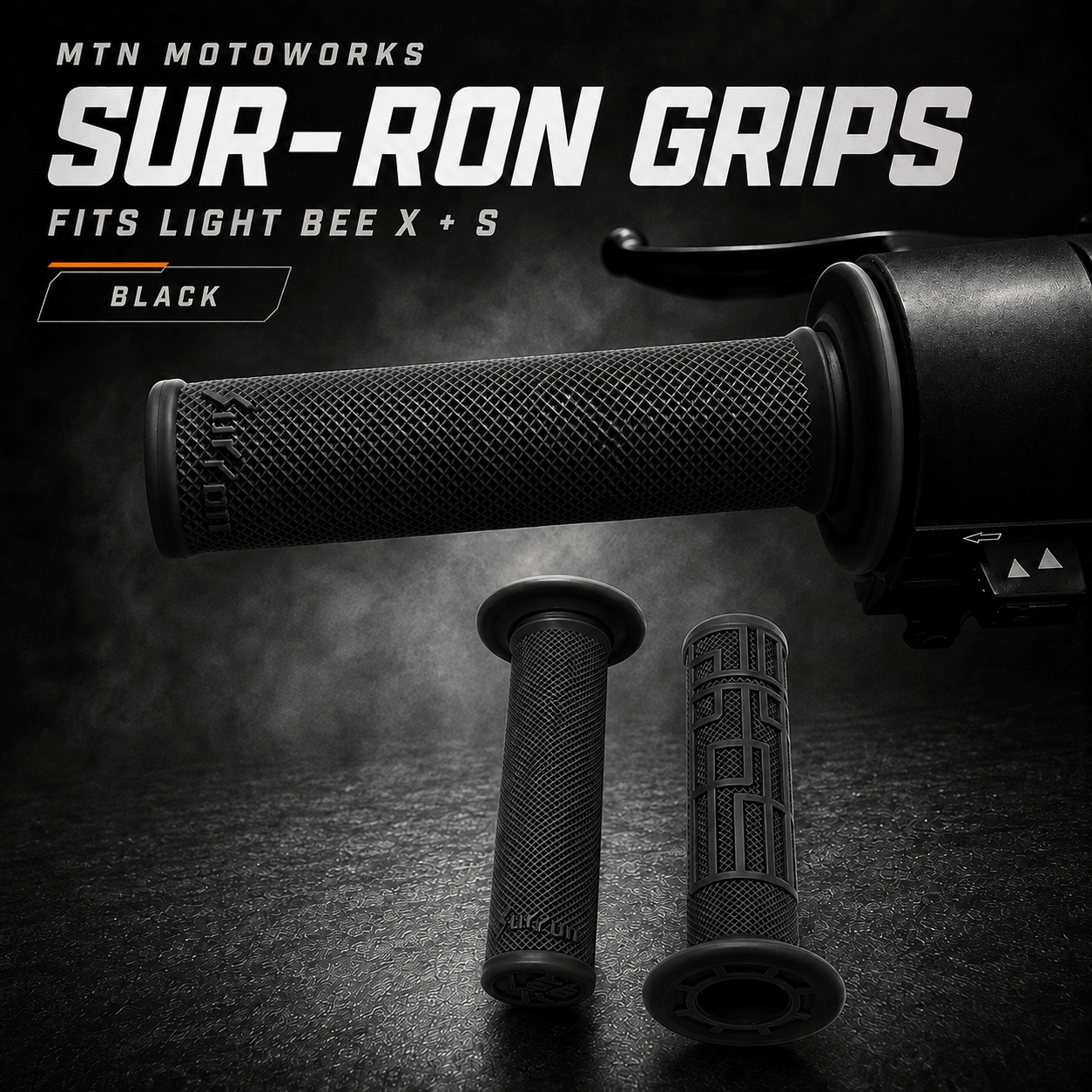 MTN Moto Grips for Sur-Ron Light Bee X & S | MTN MOTOWORKS E-Moto Performance Parts & Accessories
