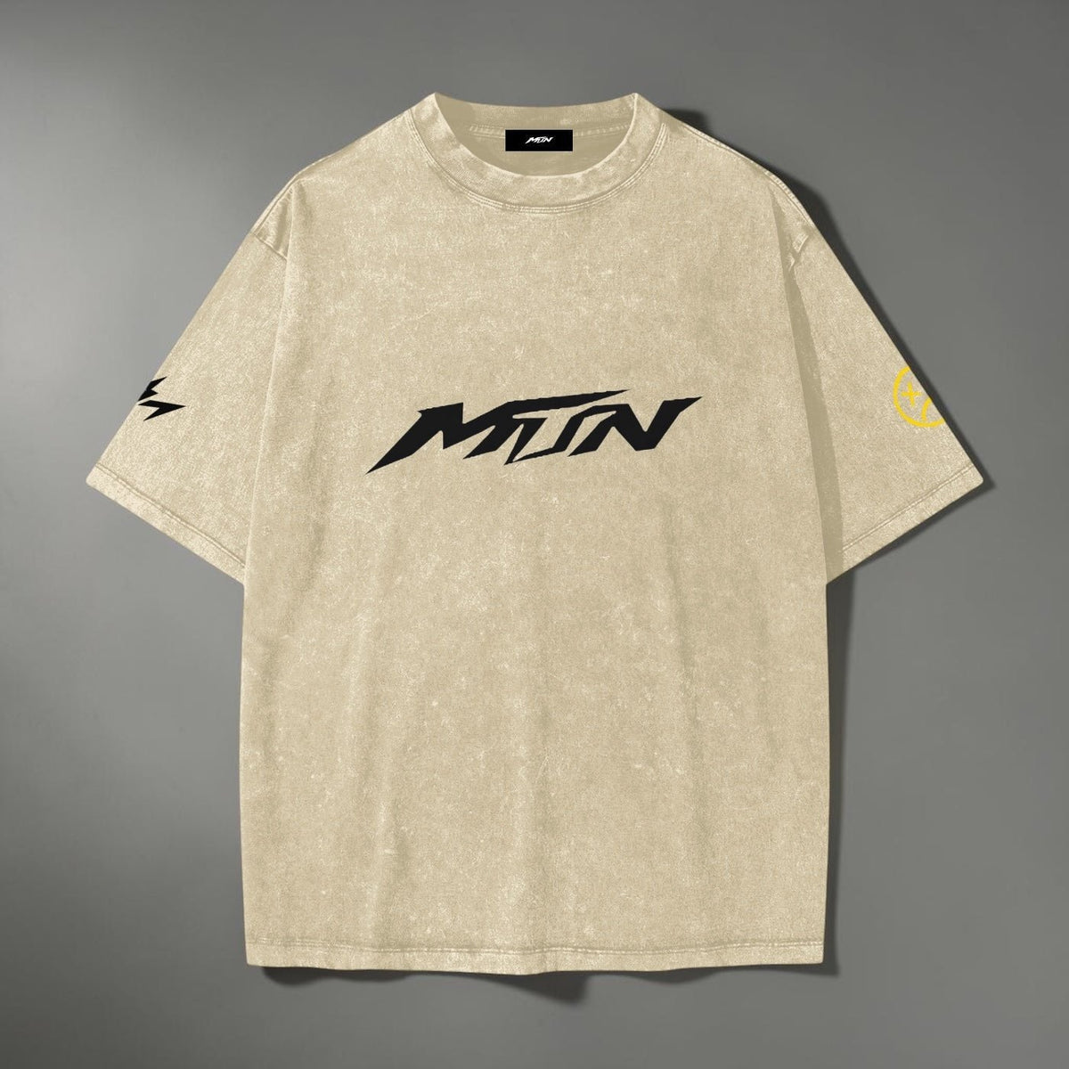 MTN Snow Washed Heavyweight Moto Tee | MTN MOTOWORKS E-Moto Performance Parts & Accessories