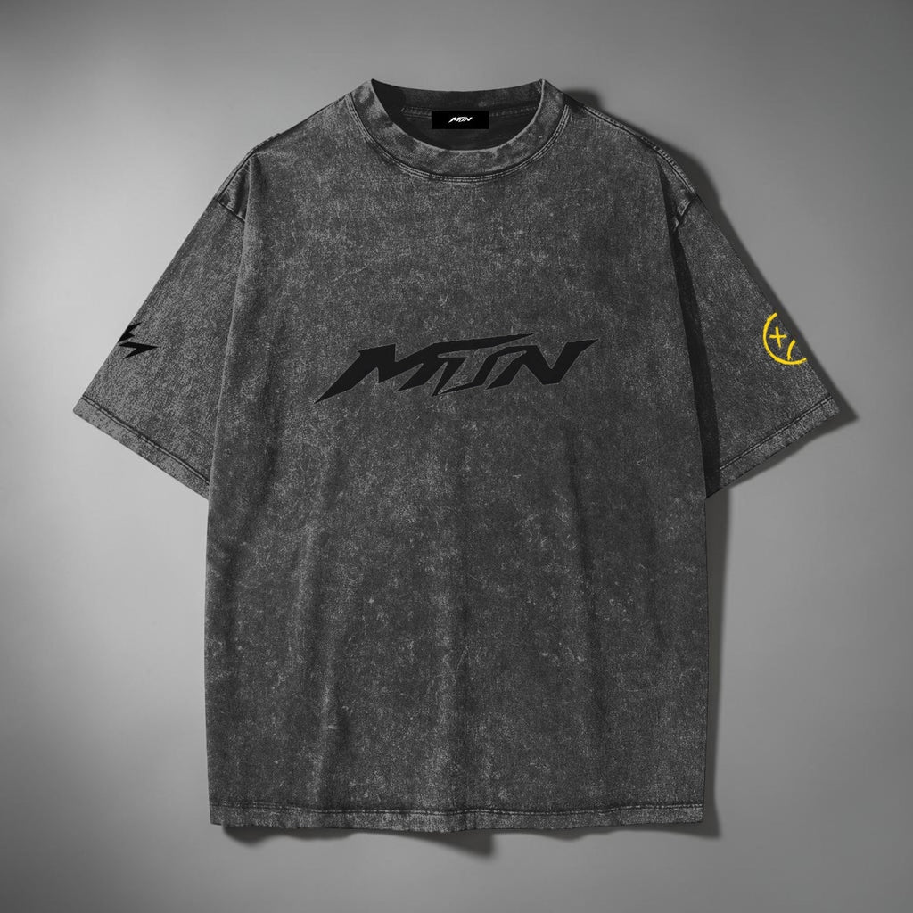 MTN Snow Washed Heavyweight Moto Tee | MTN MOTOWORKS E-Moto Performance Parts & Accessories
