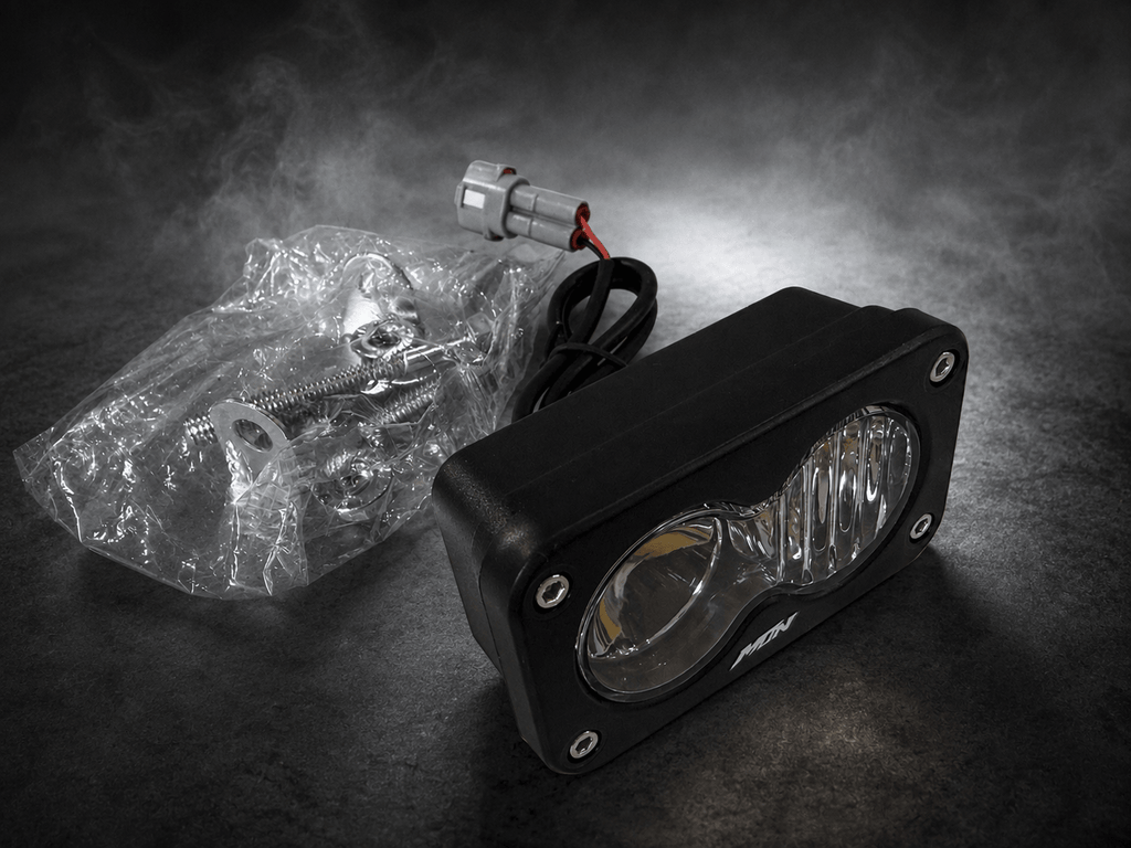 MTN Sur-Ron LBX Plug & Play Baja LED Headlight | MTN MOTOWORKS E-Moto Performance Parts & Accessories