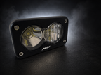 MTN white plug-and-play Baja LED headlight for Sur-Ron LBX, angled view
