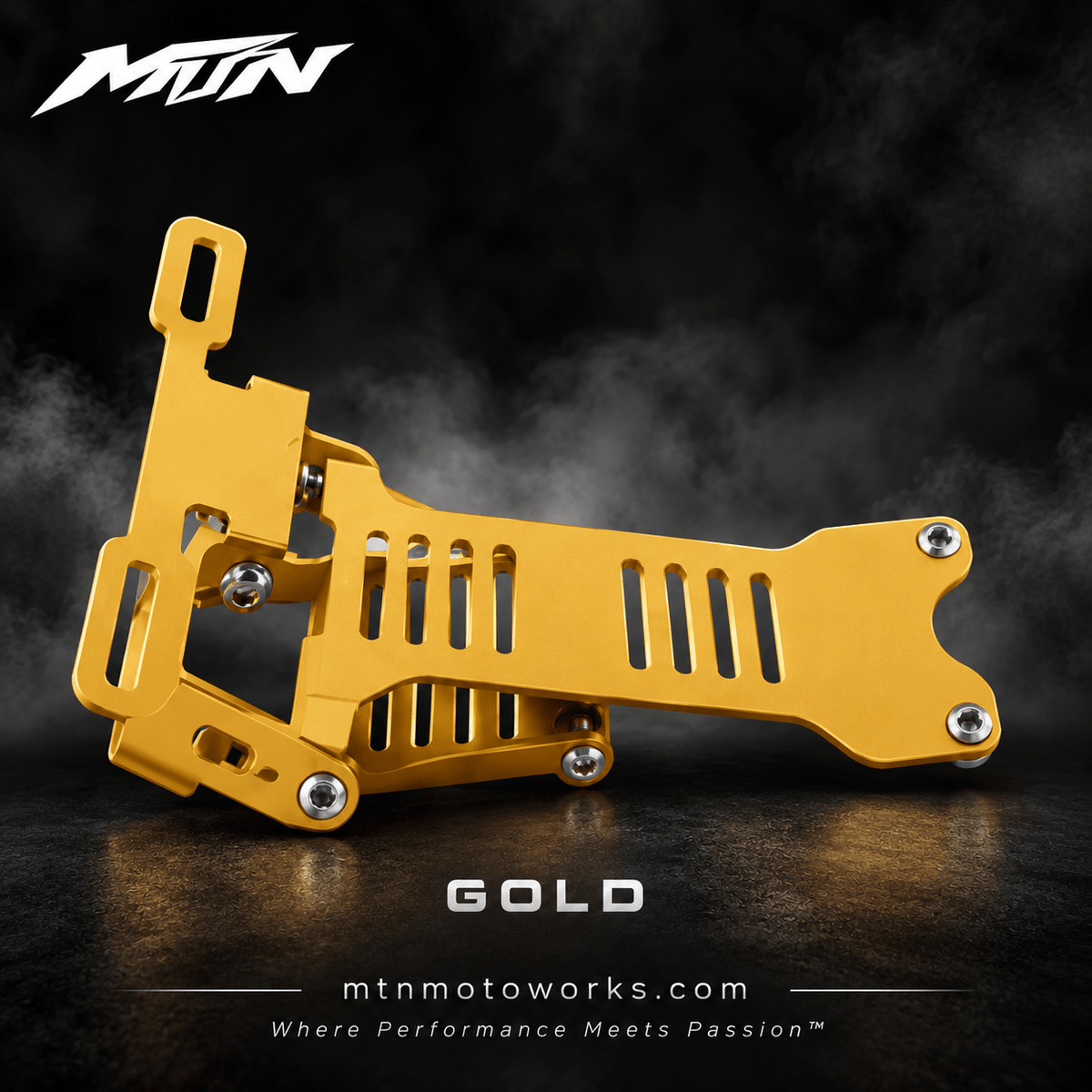 Tail Light & Plate Bracket for Sur-Ron Ultra Bee – Gold