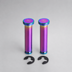 MTN V1 Oil Slick Titanium Footpeg Pivot Pins | MTN MOTOWORKS E-Moto Performance Parts & Accessories