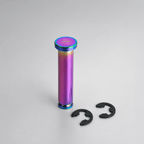 MTN V1 Oil Slick Titanium Footpeg Pivot Pins | MTN MOTOWORKS E-Moto Performance Parts & Accessories