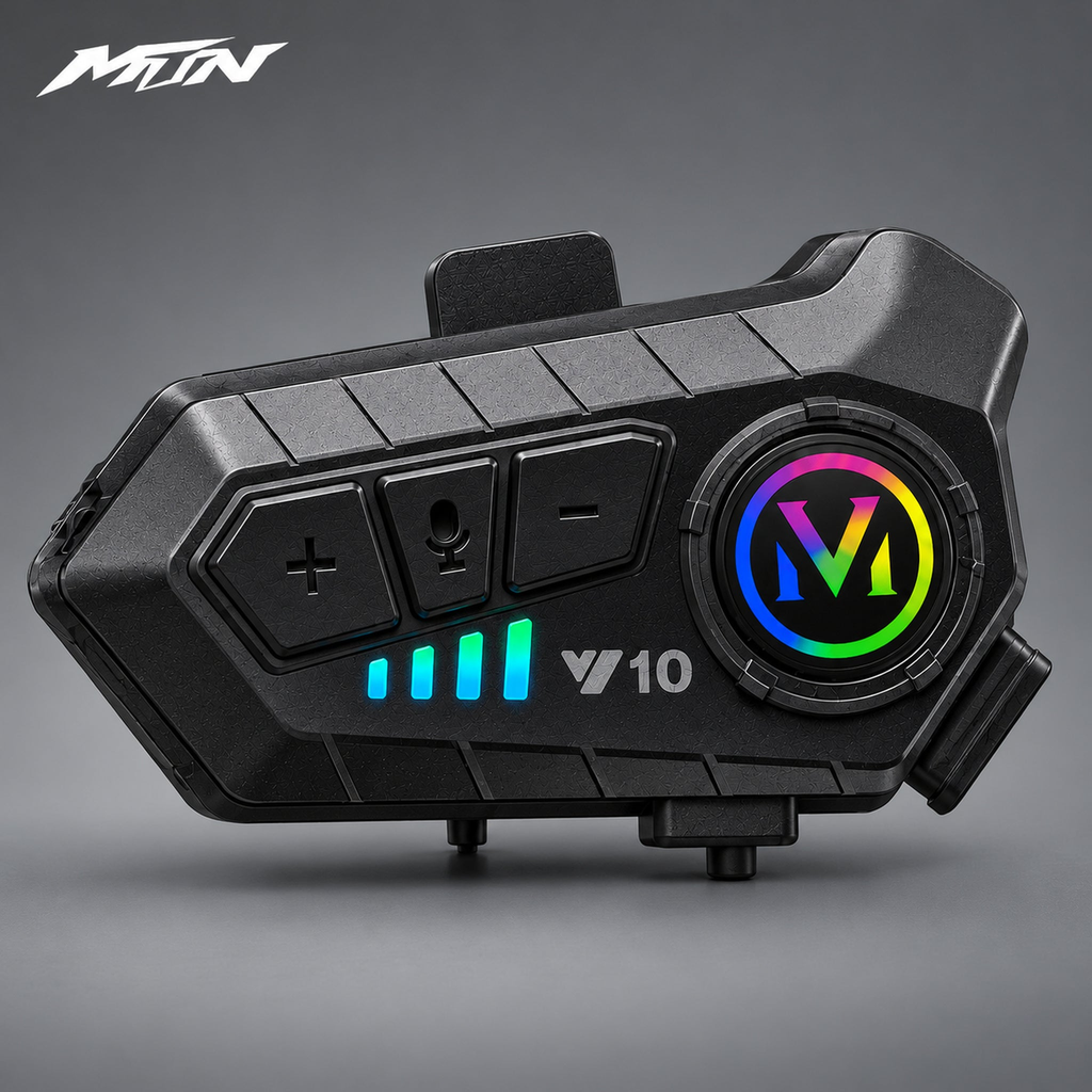 Y10 Bluetooth helmet headset on MTN background