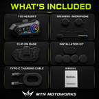 MTN Y10 Bluetooth Helmet Headset | MTN MOTOWORKS E-Moto Performance Parts & Accessories