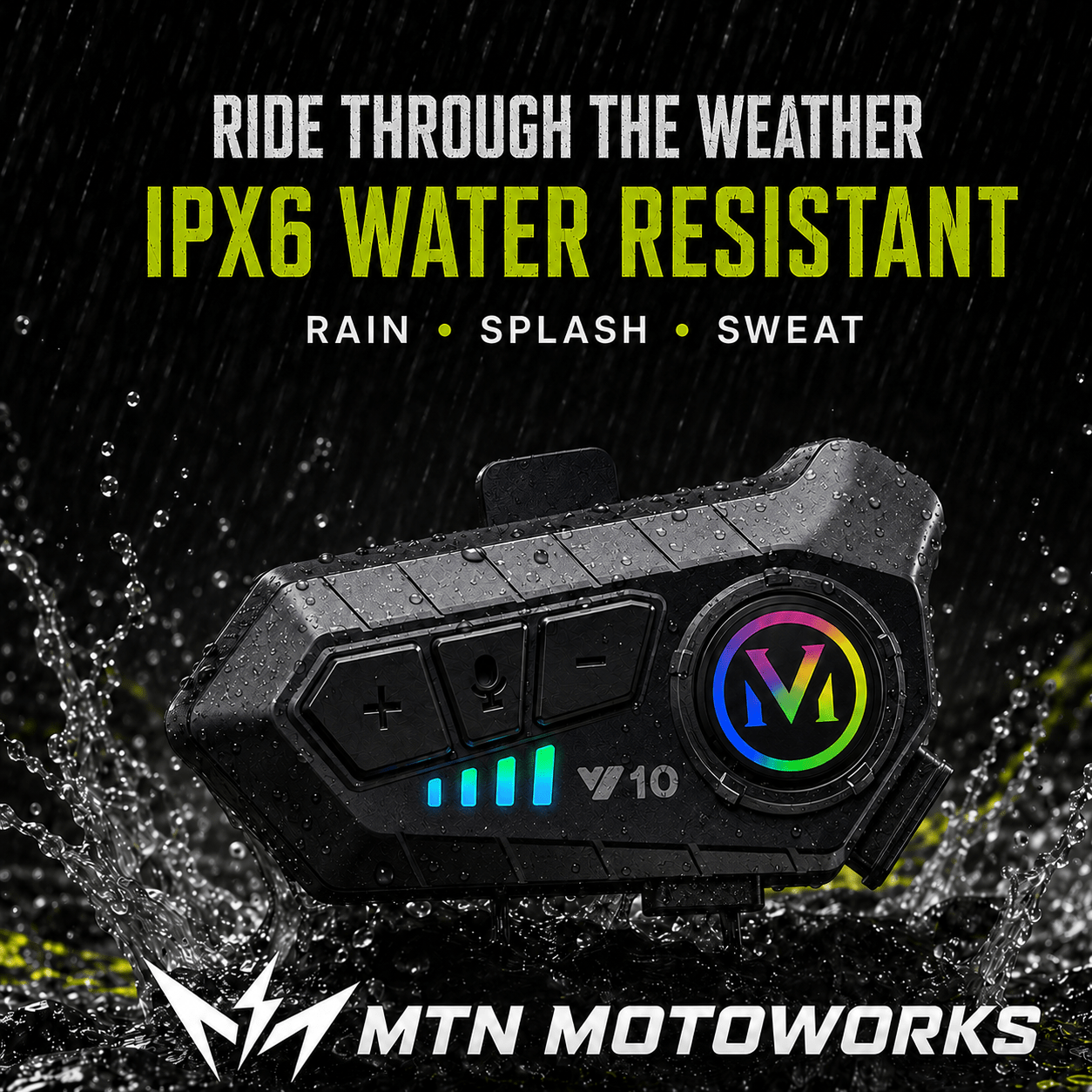 MTN Y10 Bluetooth Helmet Headset | MTN MOTOWORKS E-Moto Performance Parts & Accessories