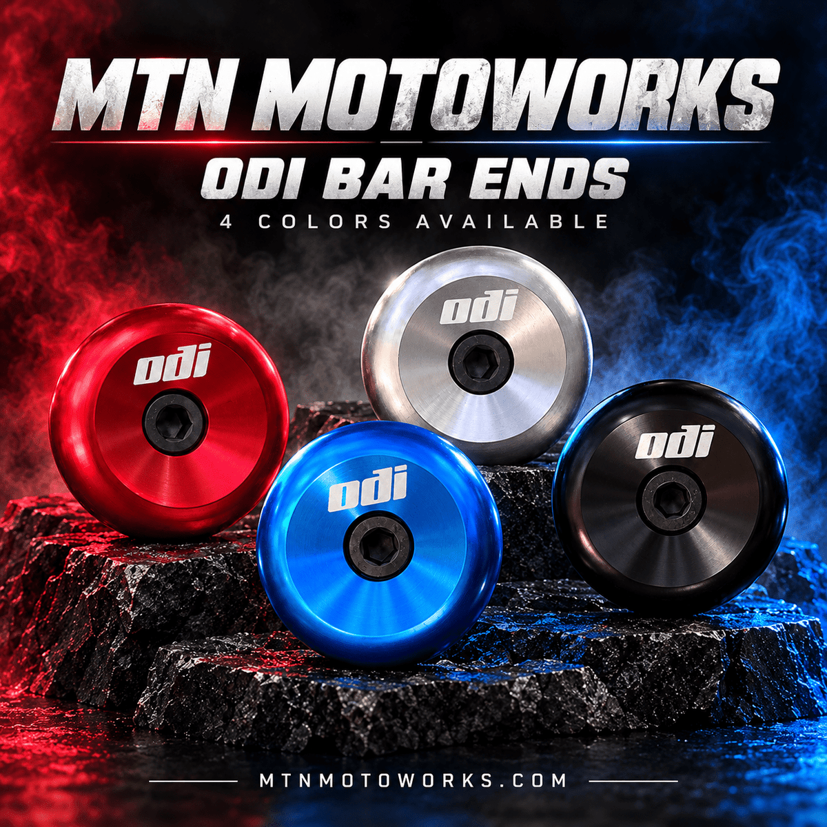 ODI Aluminum Bar End Plugs – Universal Expansion Handlebar Ends | MTN MOTOWORKS E-Moto Performance Parts & Accessories