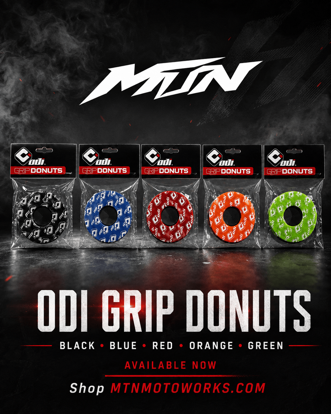 ODI Grip Donuts – Moto & E-Moto Grip Cushions | MTN MOTOWORKS E-Moto Performance Parts & Accessories