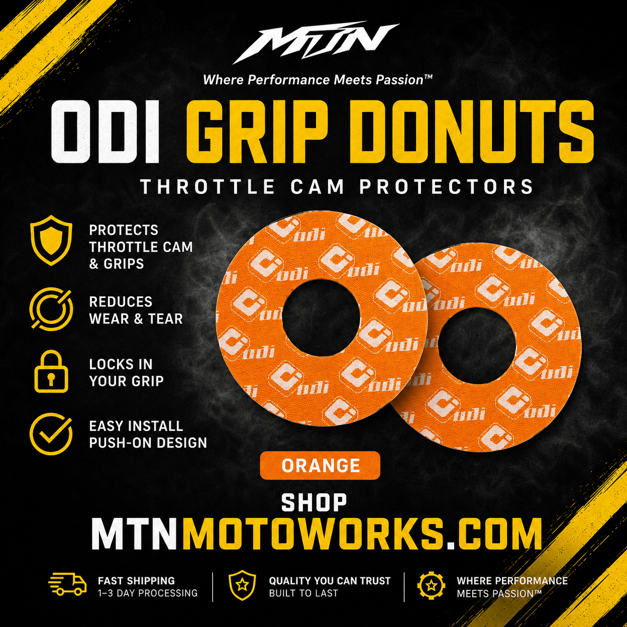 ODI Grip Donuts – Moto & E-Moto Grip Cushions | MTN MOTOWORKS E-Moto Performance Parts & Accessories