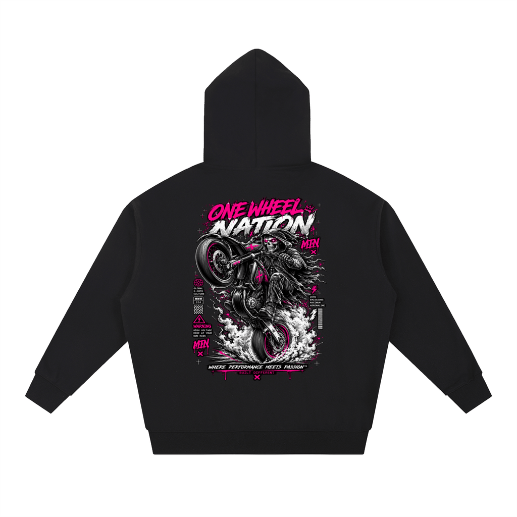 One Wheel Nation Reaper Moto Hoodie | MTN MOTOWORKS E-Moto Performance Parts & Accessories