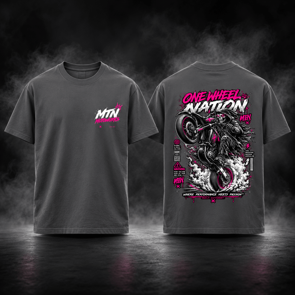 One Wheel Nation Reaper moto tee graphic
