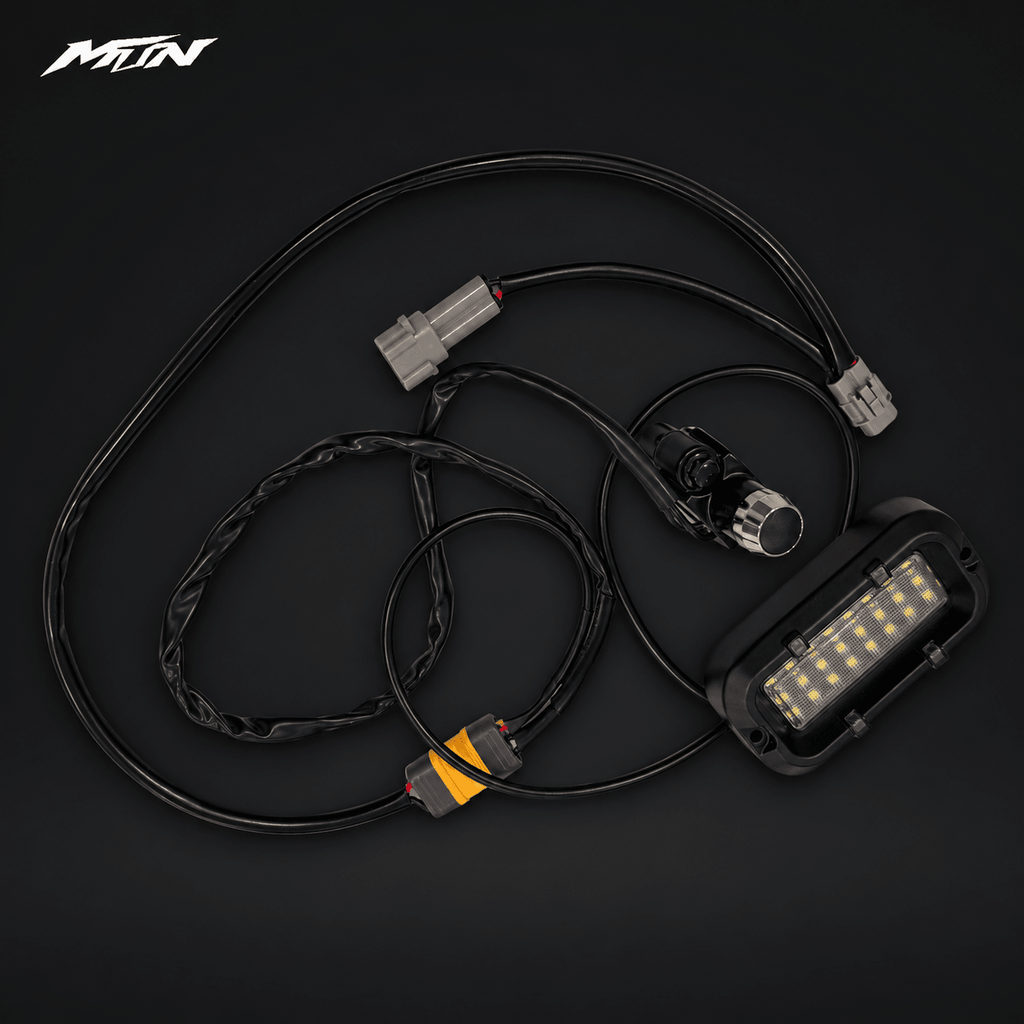 Plug and play rock light kit with connector for Sur-Ron Light Bee