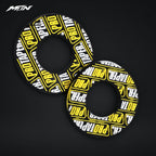 Colored rubber grip donuts for Sur-Ron, Talaria and dirt bike grips