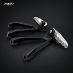Rear Passenger Footpegs | Folding Aluminum | Sur-Ron Ultra Bee | MTN MOTOWORKS E-Moto Performance Parts & Accessories#
