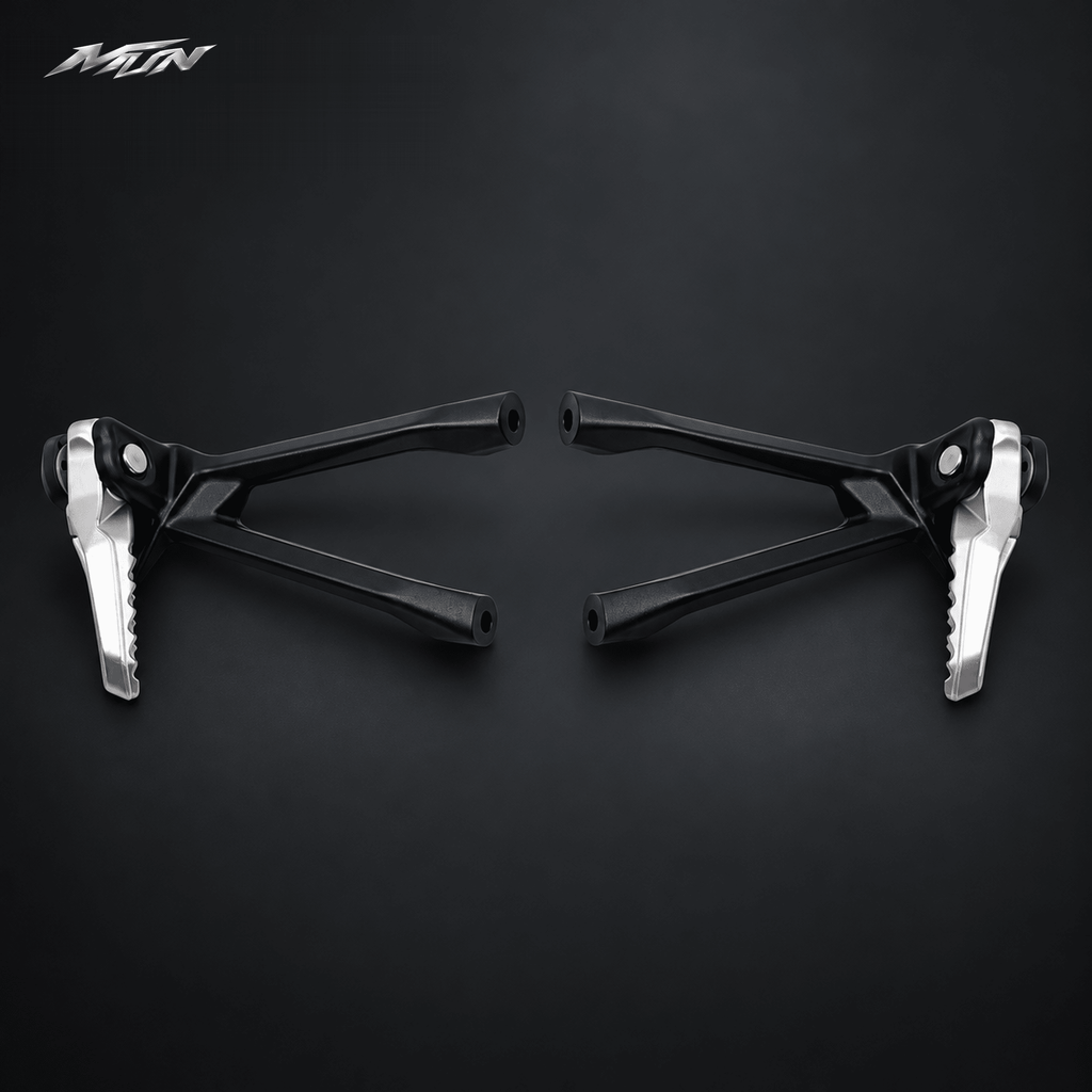 Rear Passenger Footpegs | Folding Aluminum | Sur-Ron Ultra Bee | MTN MOTOWORKS E-Moto Performance Parts & Accessories#