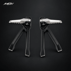 Rear Passenger Footpegs | Folding Aluminum | Sur-Ron Ultra Bee | MTN MOTOWORKS E-Moto Performance Parts & Accessories#