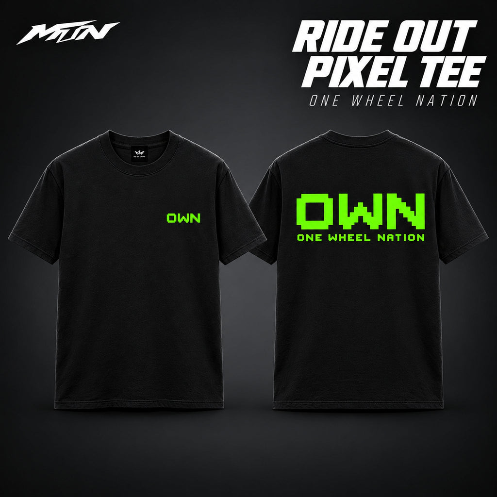 Ride Out Pixel Tee | One Wheel Nation