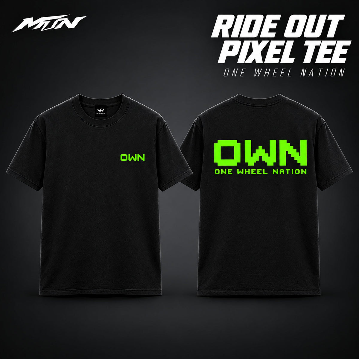 Ride Out Pixel Tee | One Wheel Nation