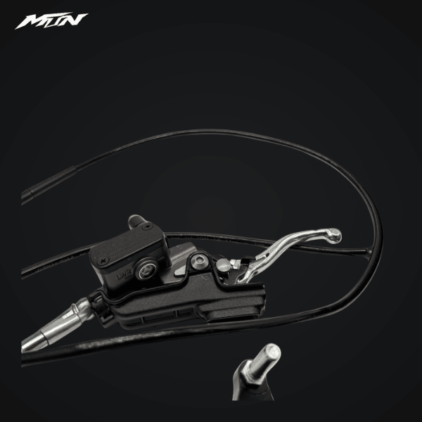 RTR rear brake upgrade kit with laser-engraved mount for stronger stopping