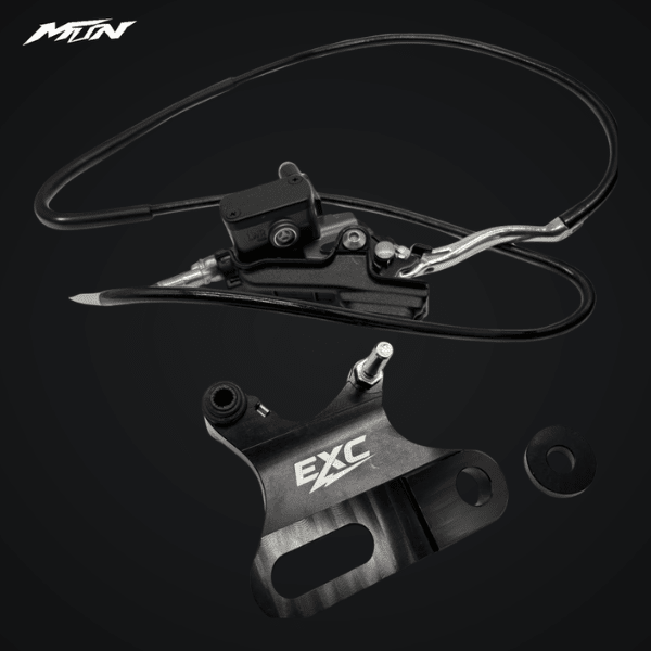 Pre-bled Ultra Bee-style brake lever, hose and caliper for RTR e-motos